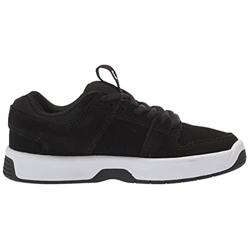 DC Men's Lynz Zero Low Top Casual Skate Shoe Sneaker, Black/White, 3.5