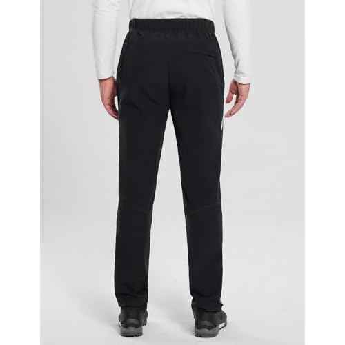 baleaf Men's Winter Cycling Running Pant Water Resistant Fleece Mountain Bike Pants Cold Weather Gear Windproof