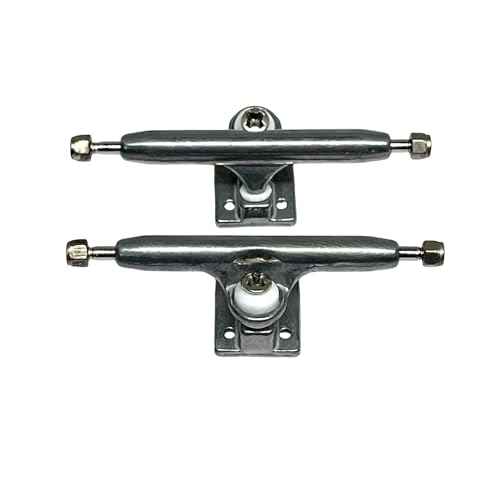 Pro Fingerboard Trucks 29/32/34/36mm G4 -Raw Metal Color-Inverted Kingpin with Hardware (34mm)