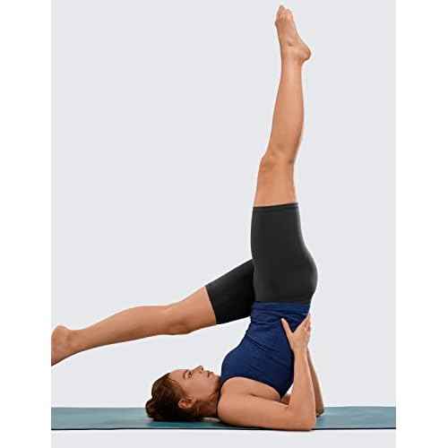 CRZ YOGA Women's Naked Feeling Biker Shorts - 8 Inches High Waisted Yoga Workout Gym Running Spandex