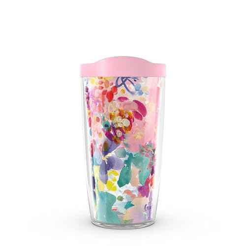 Tervis CreativeIngrid Aura Made in USA Double Walled Insulated Tumbler Travel Cup Keeps Drinks Cold & Hot, 16oz, Classic