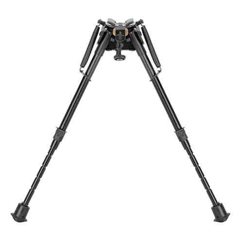 Caldwell XLA Pivot Bipod with Adjustable Notched Legs and Slim Folding Design for Easy Transport, Rifle Stability, and Target Shooting