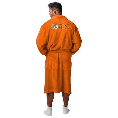 FOCO NCAA Big Logo Unisex Robe ? Super Soft Plush Lounge Wear with Large Embroidered Team Logos (Front & Back)