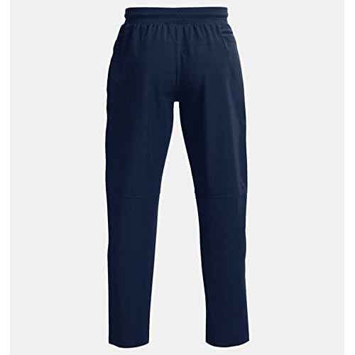 Under Armour Men's UA Elite Straight Leg Pants 1372614 (Large, Academy/Black-408)