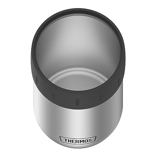 Thermos Stainless Steel Beverage Can Insulator for 12 Ounce Can, Stainless Steel
