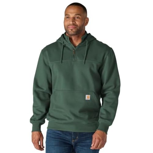 Carhartt mens Rain Defender Loose Fit Heavyweight Quarter-zip Sweatshirt