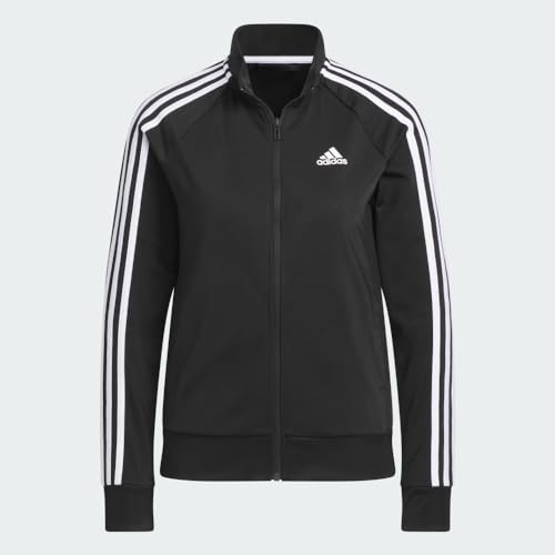 adidas Women's Essentials Warm-Up Slim 3-Stripes Track Jacket