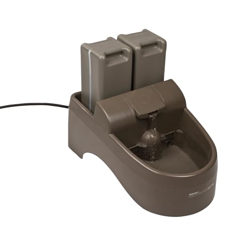 PetSafe Drinkwell Outdoor Dog Fountain - Encourages Drinking - Replaceable Carbon Filter - UV Resistant Plastic - BPA-Free...
