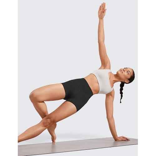 CRZ YOGA Butterluxe Biker Shorts 2.5"- High Waisted Yoga Workout Spandex Womens Running Volleyball Booty