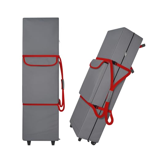 Cuddly Nest Wheeled Canopy Bag Replacement for 10x20ft Pop Up Canopy Tent-Rolling Carry Storage Bag with Sturdy Handles/Bu...