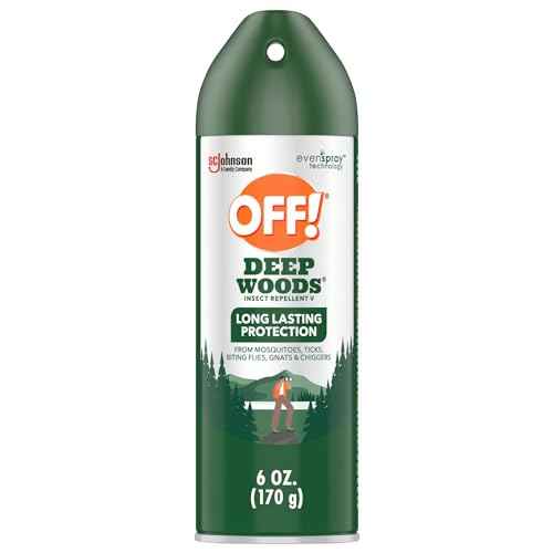 OFF! Deep Woods Insect Repellent Aerosol, Bug Spray with Long Lasting Protection from Mosquitoes, 6 oz (Pack of 12)