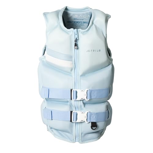 Jetpilot Womens Armada Neoprene Coast Guard Approved Life Vest PFD-SKYBLU-L