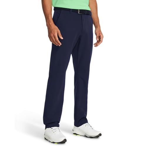 Under Armour Men's Match Play Golf Tapered Pants, Black (001)/Black, 42/34