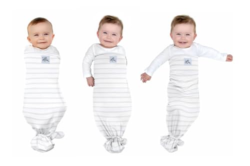 The Ollie Swaddle – Adjustable Baby Swaddle for Newborns | Pediatrician-Approved for Safe Sleep | Easy Closure | Arms-Out...