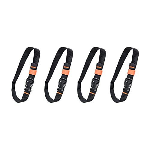 GEAR AID Utility Straps with Side-Release Buckle, Secure and Compress Camping, Biking, Hunting, Boating Gear, 3/4" Width, ...
