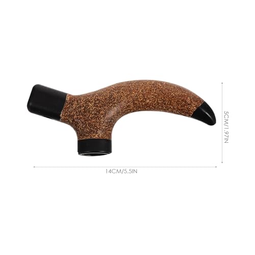 GLEAVI Wood Hiking Pole Handle Replacement Grip for Trekking and Walking Sticks Lightweight Outdoor Cane Handle for Enhanc...