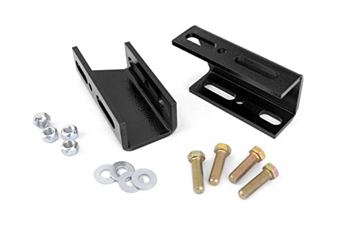 Rough Country Front Sway Bar Drop Brackets for 67-87 Chevy/GMC C10/K10-1019,Black