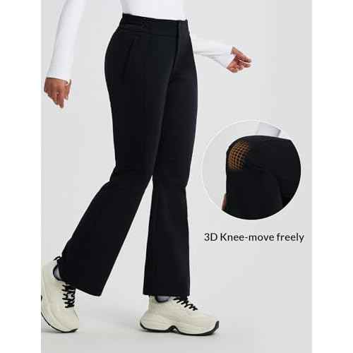 baleaf Women's Snow Pants Insulated Waterproof Slim Ski Pants Snowboard Winter Cold Weather Gear