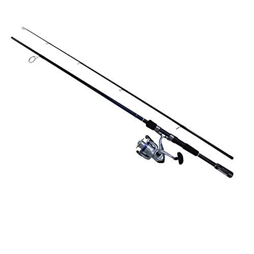 Daiwa DSK30-2B/F702M D-Shock Freshwater Spinning Combo, 2 Bearings, 7' Length, 2Piece Rod, Medium Power, Fiberglass Blank ...
