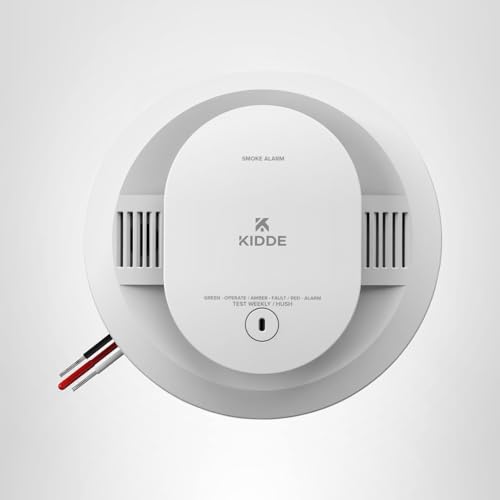 Kidde, 20SAR, Hardwired Smoke Detector, AA Battery Backup, Interconnectable, LED Warning Light Indicators