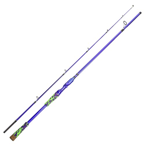 Sougayilang Inshore Saltwater Fishing Rods, 7-Foot Spinning Rods and Casting Rods with EVA Handles