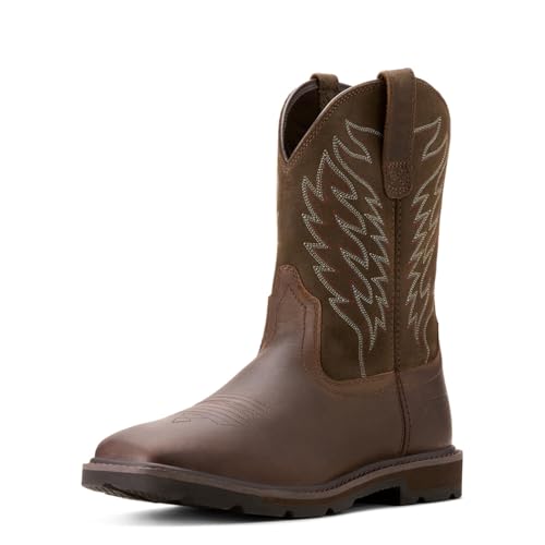ARIAT mens Groundbreaker Wide Square Toe Work Boot