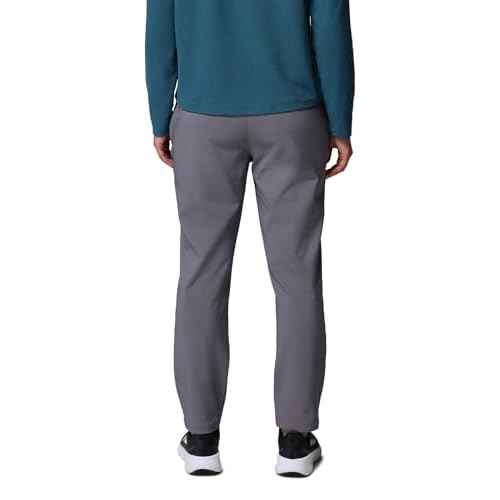 Columbia Womens All Seasons Slim Pull-On Pant, City Grey, X-Small x L