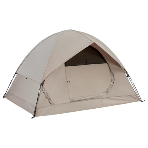 Spacious Waterproof 2/4 Person 4-Season Tent with Big Rain Fly – Versatile Outdoor Camping Tent for Hiking, Backpacking, a...