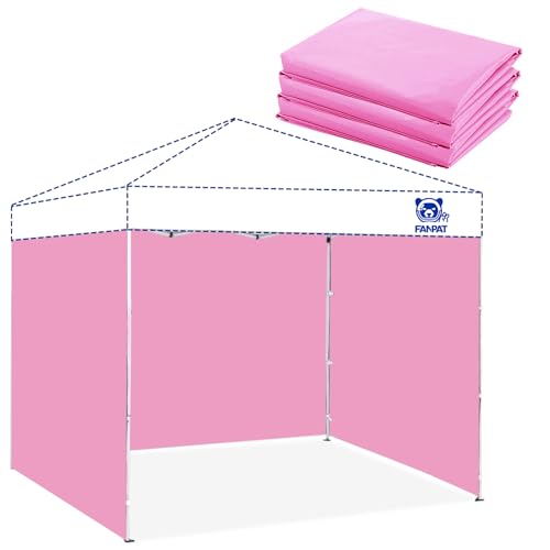 Fanpat 3PCS Canopy Sidewalls for 10x10 Pop Up Canopy Tent Waterproof, 99% UV Protection, 3 Piece Sidewalls, (Sidewall Onl...