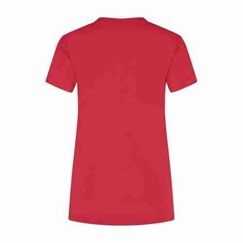 PUMA Scuderia Ferrari F1 Women's Tshirt with Large Scudetto Shield Logo - Red
