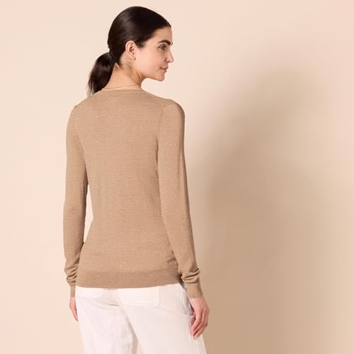 Amazon Essentials Women's Regular-Fit Lightweight Long-Sleeve V-Neck Sweater (Available in Plus Size)