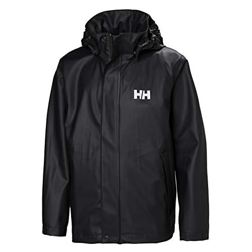Helly-Hansen Junior Moss Jacket - Unisex Coat with HELOX, YKK Zipper, Detachable Hood, Adjustable Cuffs & Hem, Hand Pockets