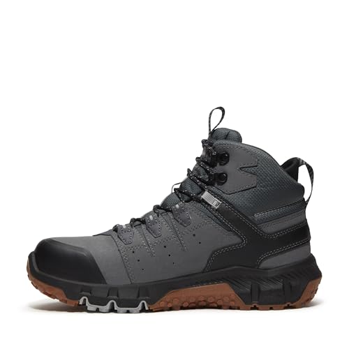Timberland PRO Tempe, Men's, Grey, Alloy Toe,EH, WP, Slip Resistant, 6 Inch Work Boot