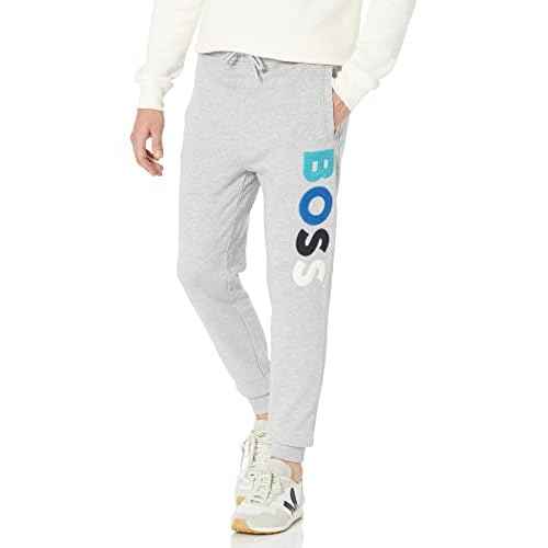 BOSS Mens Bold Logo French Terry Sweatpants