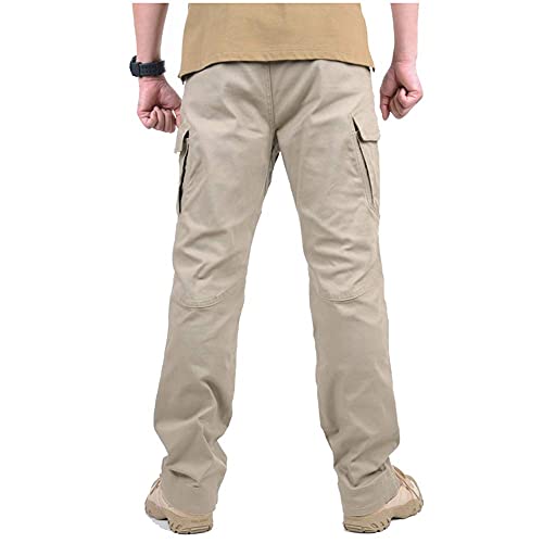 CARWORNIC Gear Men's Hiking Tactical Pants Lightweight Cotton Outdoor Military Combat Cargo Trousers