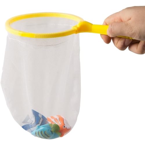 Swimming Pool Dive & Catch Fish Set - Pool Diving Adventure & Fishing Net - Kid Activity with Colorful Fish - 13-Piece, Mu...