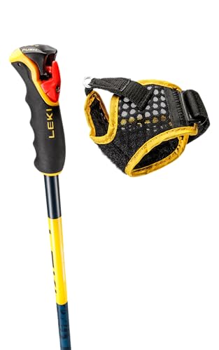 LEKI Spitfire Vario 3D Adjustable Lightweight Aluminum Ski Poles for Alpine & Backcountry Skiing