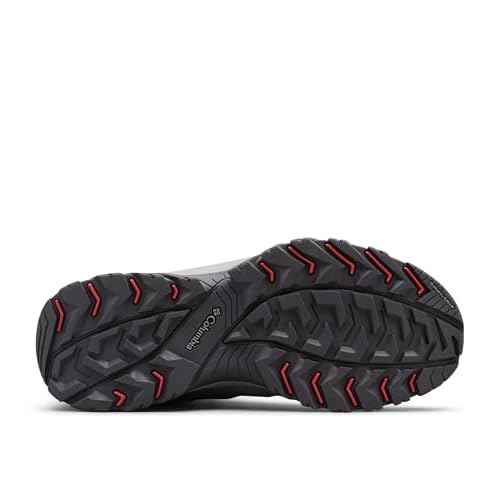 Columbia Womens Crestwood Mid Waterproof, Graphite/Daredevil, 9.5