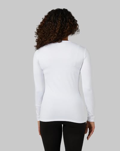 32 Degrees Heat Women’s Lightweight Baselayer Crew Top – Thermal Long Sleeve Shirt for Winter Layering