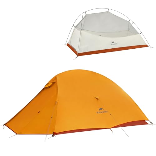 Naturehike Cloud-Up 2 Person Tent Lightweight Backpacking Tent with Footprint - Free Standing Ultralight Camping Hiking Ba...