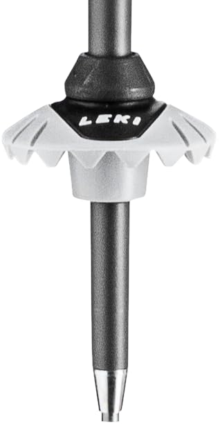 LEKI Detect S Lightweight Aluminum Ski Poles for Downhill Skiing