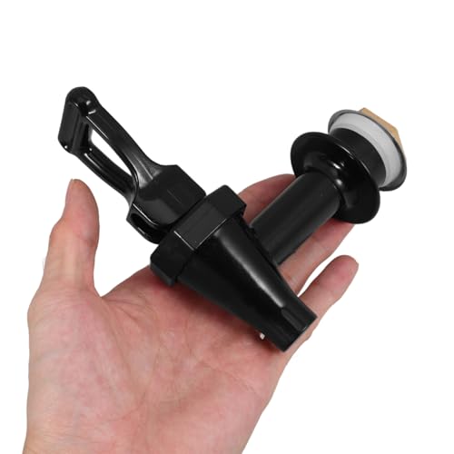 JECOMPRIS Beverage Dispenser Replacement Spigot with Child Lock and Elbow Protector 5.12 Inch Plastic Water Faucet for Dri...