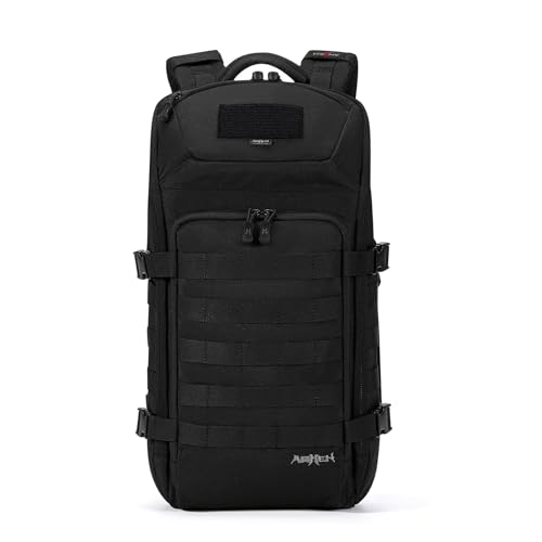 AMHEH Tactical Backpack Military Slim Army Bag Molle Daypack 20L Outdoors Hiking Camping Travel EDC Pack with Multiple Poc...