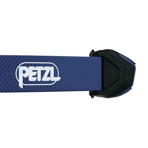 PETZL ACTIK Headlamp - Powerful 450 Lumen Light with Red Lighting, for Hiking, Climbing, Running, and Camping - Black