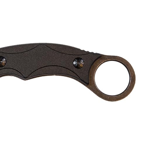 Smith & Wesson SW995 8.5in High Carbon S.S. Full Tang Karambit Knife with a 3.75in Clip Point Blade and Nylon Handle for O...