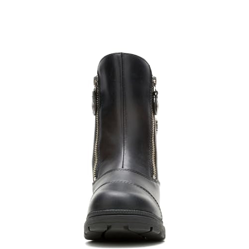 Harley-Davidson womens Amherst Leather Motorcycle Casual Boot