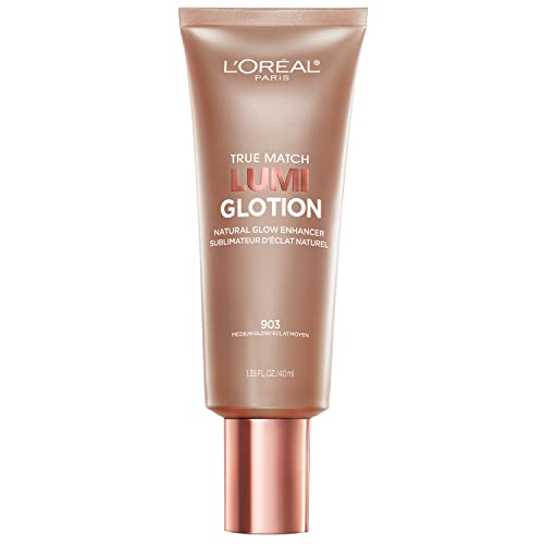 L'Oreal Paris Makeup True Match Lumi Glotion, Natural Glow Enhancer, Illuminator Highlighter, Bronzing Drops For a Sun-Kis...