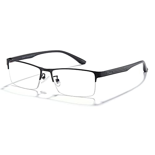 Cyxus Blue Light Blocking Glasses for Men Woman Semi Rim Computer Gaming Office Study Eyeglasses with UV Protection 8001