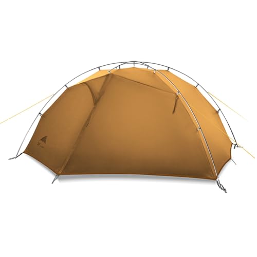 3FULGEAR Tai Chi 2 Ultralight Tent, Bivvy Ground Tent for 2 Person Rainproof Windproof 3/4 Camping Tents Season for Outdoo...