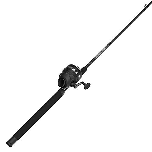 Zebco 808 Spincast Reel and Fishing Rod Combo, 7-Foot Durable Z-Glass Rod with Extended EVA Rod Handle, Quickset Anti-Reve...